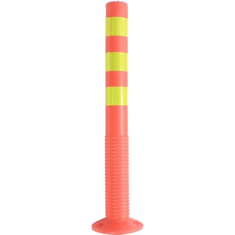 Ortviai Poteau de Sécurité Routière en EVA Épais, 75 cm, Réfléchissant, pour Délimitation et Signalisation (1/5)