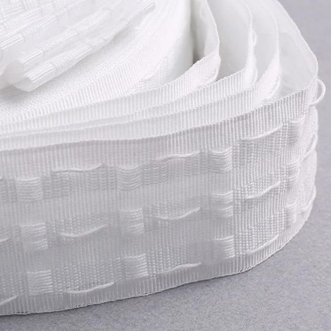 Ruban Fronceur de Rideau, Rufflette pour Pli Automatique, 6M (1/4)