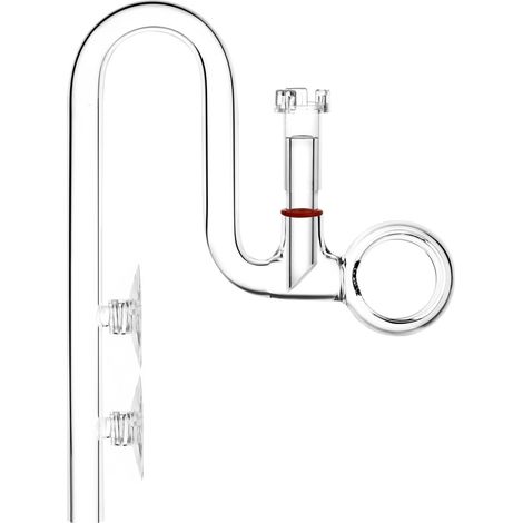 Bec verseur Lily Pipe Spin en verre avec écumeur pour aquarium planté 13 mm pour tuyau de 12/16 mm (1/5)