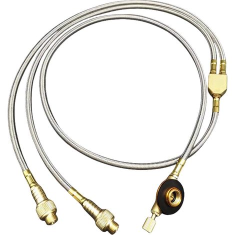 Durabilité Splitter Tube Valves Polyvalentes Vannes de Cuisine Extérieur Adaptateur pour les amateurs de camping Pique-nique Équipement de cuisine (1/5)