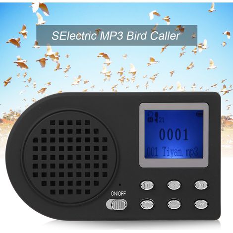 Appareil d'Appel d'Oiseaux de Chasse MP3 Électrique avec Écran LCD Tactique et Alimentation 110-240V (1/5)
