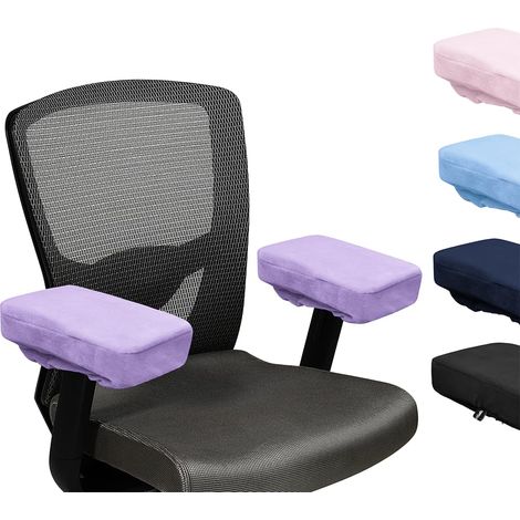 Accoudoirs rembourrés - Housse d'accoudoir - Housse de chaise de jeu - Housse de chaise de bureau - 2 pièces - Coussinets universels antidérapants (1/5)