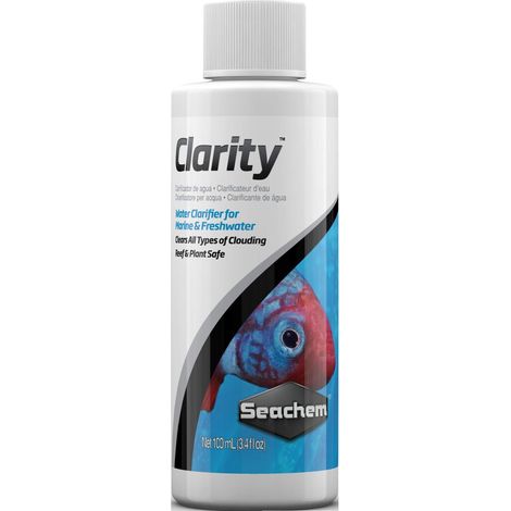 Seachem Clarity - chiarificatore d'acqua per acquari di acqua marina e dolce - 100 ml (1/3)