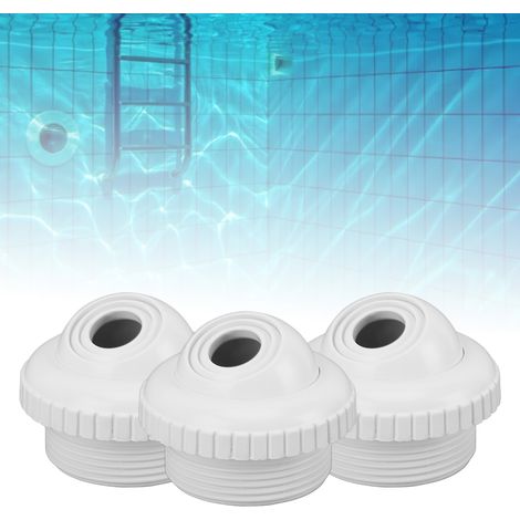 Chorros para piscinas y spas, conector SP1419C, 3 piezas, plástico, con entrada direccional (1/5)