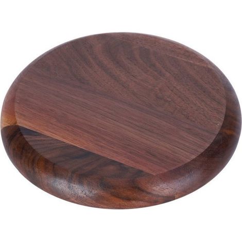 Plateau De Service - Bois Naturel - Pour Fruits Et Repas - Usage Cuisine Et Salon - 1 Pièce (1/5)