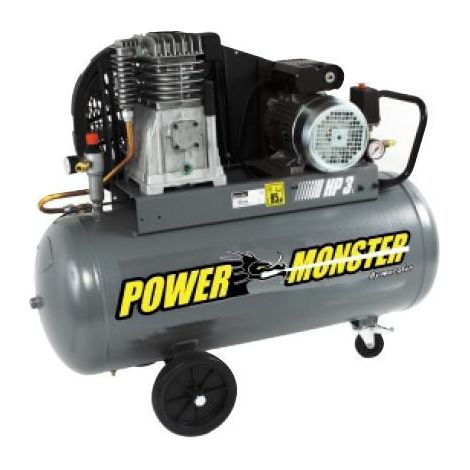 Power Monster – Professioneller Kompressor 3CV 100 Liter Mecafer (1/2)