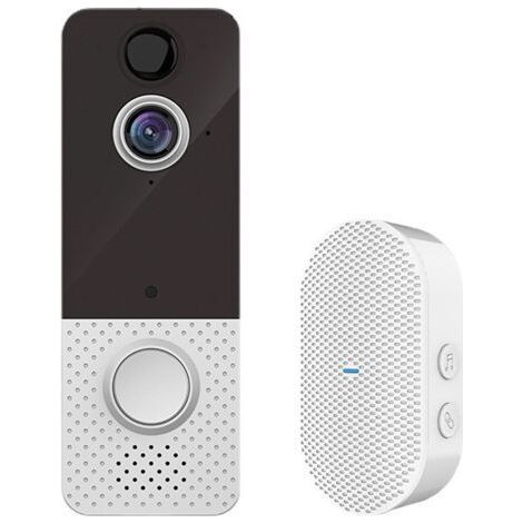 Neueste Version 2022: Kabellose Türklingel mit Kamera, 1080P kabelloses Video-Gegensprechanlage mit Klingelton, Bewegungserkennung, Weitwinkel, bidirektionales Audio, kostenloser Cloud-Speicher, IP66  (1/4)