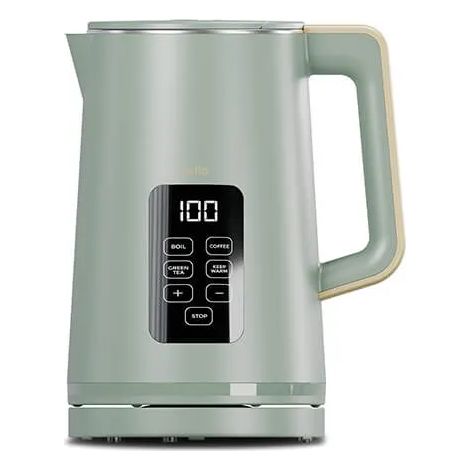 Cello Electric Digital Kettle with Temperature Control, 3000W Rapid Boil, LED Display, 1.7 Litre, Green (1/4)