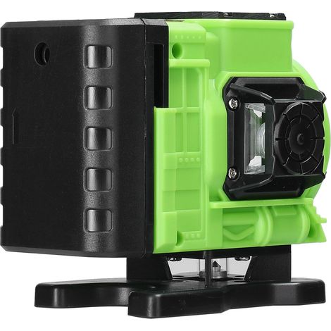Niveau laser vert 12 lignes multifonction 3° auto-nivelant avec batterie lithium rechargeable pour sol mur pose autocollant sac transport (1/5)