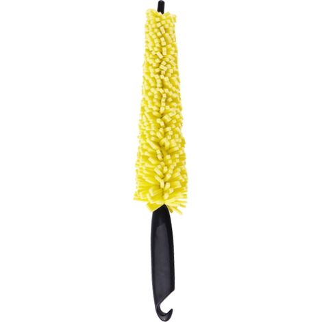 Brosse à pneu à long manche, nettoyage à forte absorption d'eau pour jantes de roues de voiture