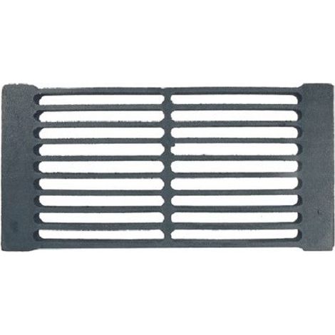 Grille de foyer en fonte 405 x 210 mm – Apport d'air primaire et évacuation des cendres – Pour poêles et cheminées – Pisla