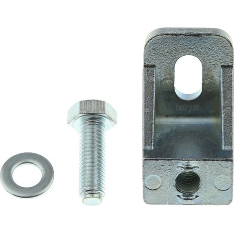 Hörmann – Equerre de fixation pour crémaillère en acier – Support robuste pour rails – Pour montage sur murs et structures métalliques – Résistance à la corrosion