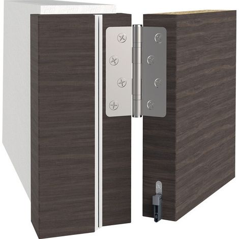Joint de porte Schall-Ex L-8/30 WS 1-s.L.833mm B.8mm aluminium argent argent HLT L/R