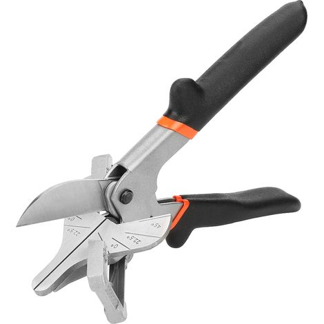 Outil de coupe à main multi-angles pour joints de goulotte en PVC, réglable de 0° à 135° (1/5)