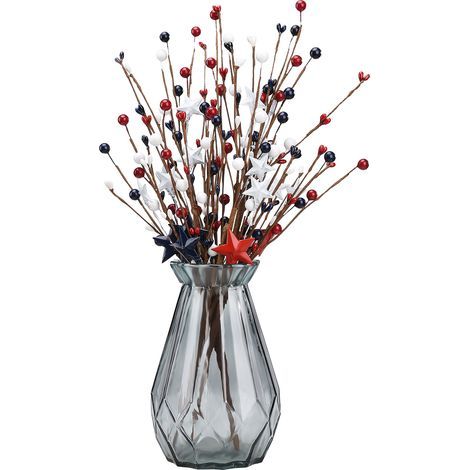 Branche de Baies Artificielles, Décoration de Tiges de Fruits Vives pour la Décoration de Mariage de Fête de Bureau à Domicile (230308FB03) (1/5)