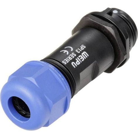 Connecteur de câble mâle, droit In Line pôles 5 A 180 V/AC IP68 Weipu SP1311 / P 5 II (1/3)