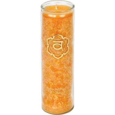 Bougie en stearine 100 heures chakra 2 (1/2)