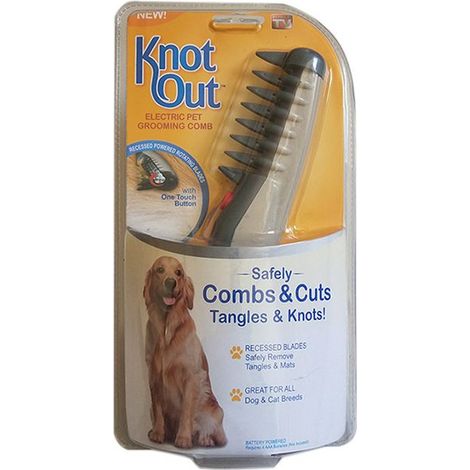 Peigne de beauté pour chien, tondeuse électrique pour poils de chat, tampon pour éliminer les nœuds