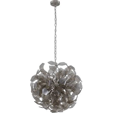 [NEUWERTIG] B-Ware Lindby Moscalina Acryl Hängeleuchte Deckenlampe Pendelleuchte G9 Rauchgrau