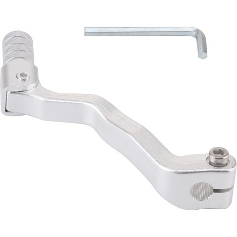 Lightweight side stand/modification parts made of high-strength, silver-colored aluminum alloy for off-road motorcycles of the General Motors Honda NC engine series, compatible with models CRF250L/CRF