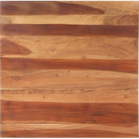 vidaXL Tischplatte Massivholz Palisander 25-27 mm 80×80 cm