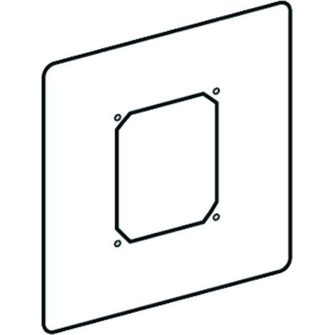 Placa adaptadora universal de acero inoxidable SCHELL
