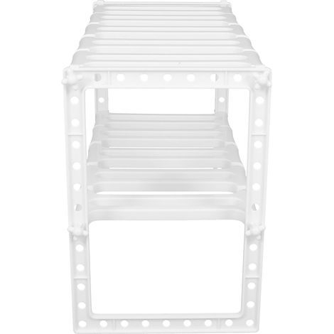 Étagère télescopique 2 niveaux pour évier, organisateur de placard de cuisine et salle de bain, support de rangement extensible