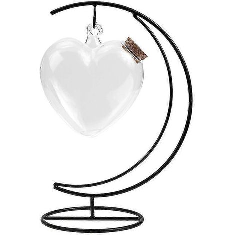 Un ensemble de bouteilles suspendues en forme de cœur, de bouteilles suspendues en forme de paysage et de bocaux à souhaits en verre multifonctionnels. (1/5)