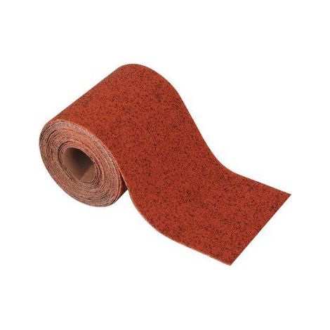 Wolfcraft – Rouleau abrasif corindon grain 40 – 5 m x 93 mm – Pour ponçage bois dur – Performance optimale pour surfaces étendues (1/4)