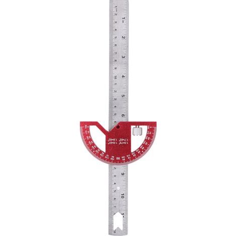 Règle d'angle pour le travail du bois, rapporteur magnétique multifonctionnel de haute précision pour la menuiserie (1/5)