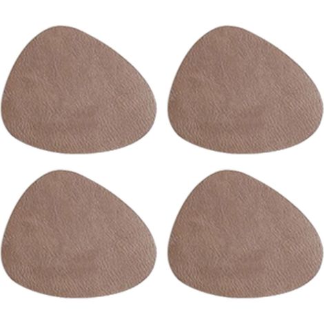 sous-Assiettes pour Tables De Salle À Manger Set De Table en Cuir pour 4 Pièces à Double Face Essuyable Décoration Moderne pour Maison Appartement Mariage Boutique Restaurant Intérieur Fête (1/5)