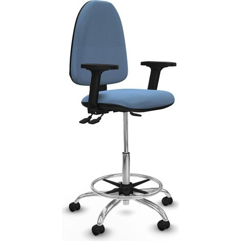 Piqueras y Crespo Aýna Bürostuhl Himmelblau
