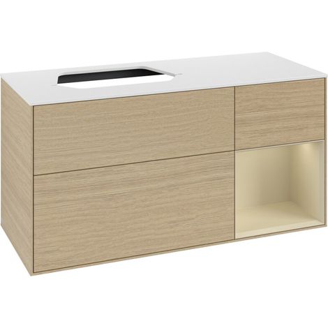Villeroy & Boch F401HJPC Armoire sous-lavabo Finion F40 (1/3)