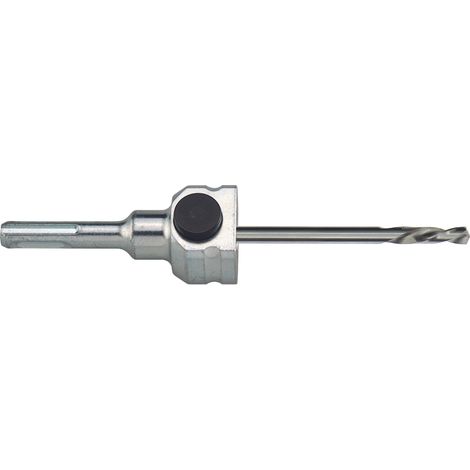 arbre sds+ - avec foret centreur 120 mm - pour scie cloche clic ii - bizline