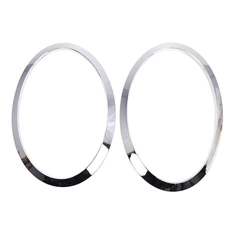 Anneau de Garniture de Phare 2 pièces de Rechange pour Mini Cooper F55/F56/F57 2014-2021 OEM 51137300631, 51137300632, 51712355791, 51712355798
