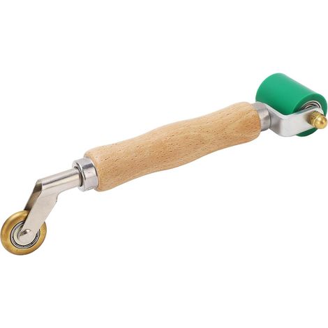 Rouleau De Couture à Double Extrémité, Roue en Silicone Résistante Aux Hautes Températures, Roue en Laiton, Rouleau à Penny pour Papier Peint, Membranes en PVC (1/5)