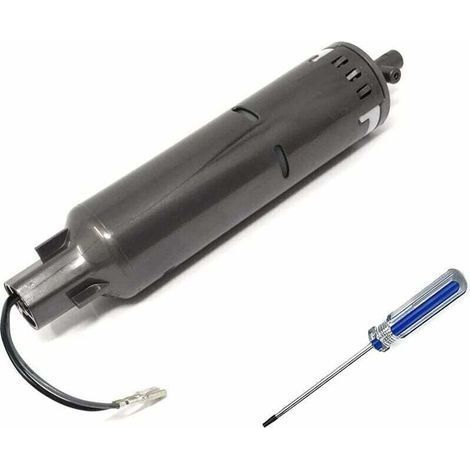 1 moteur de brosse à rouleau souple 20 W pour aspirateur Dyson V6 V7 V8 966792 966792-02, avec 1 x tournevis (1/4)