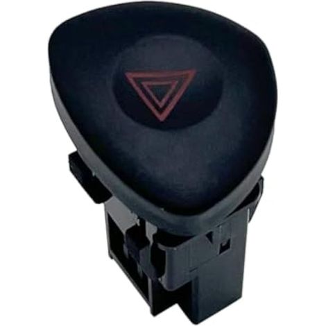 Bouton d'interrupteur de lumière d'urgence d'avertissement de danger de voiture 8200442723 8200634256 82000060036 Pour Renault Clio II Mk 2 Hatchback 2001-2006 (1/4)
