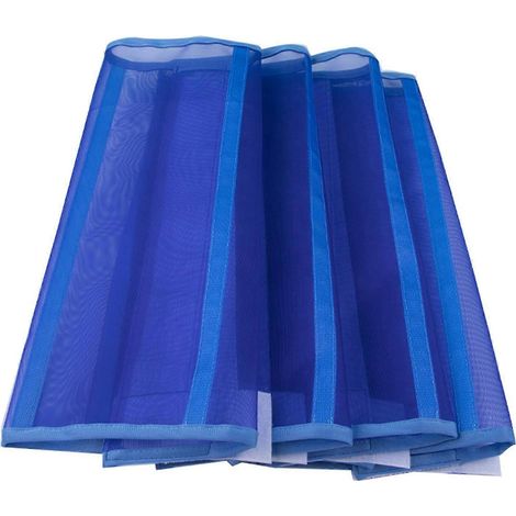 Lot de 4 guêtres anti-mouches pour chevaux, guêtres respirantes en maille, protections pour les jambes des chevaux contre les mouches. (1/5)