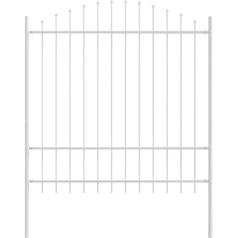 Maison Exclusive - Gartenzaun Woerden Weiß 170 x 215 cm Pulverbes