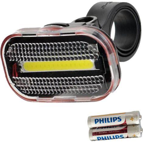 Set di luci anteriori per bicicletta con torcia e LED COB a batterie (1/2)