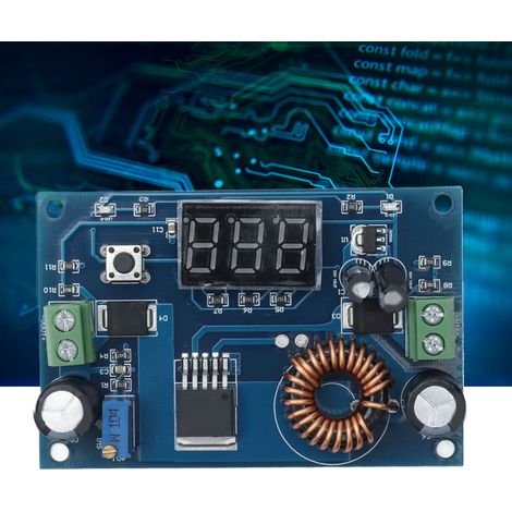 Module transformateur élévateur numérique CC-CC XH-M411 : transformateur élévateur haute puissance avec sortie élévateur 5-45 V et sortie 5 A. (1/5)