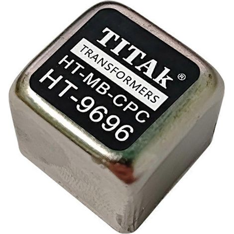 Isolateur audio TITAK HT-9696 à conversion symétrique et asymétrique, transformateur d'isolation audio en permalloy 600:600 20 Hz-20 kHz (1/5)