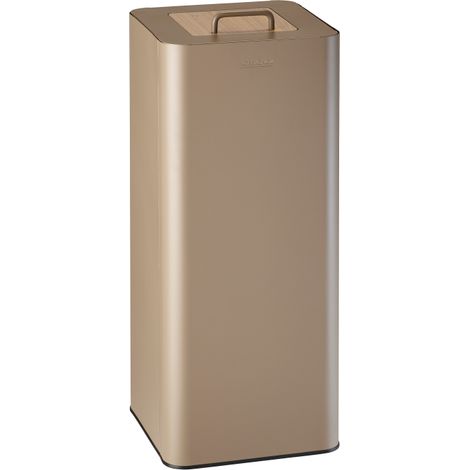 Poubelle de tri sélectif Solstice Signature - 30l - taupe mat - RAL 7006 (1/4)