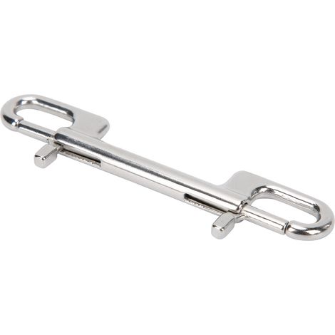 Lot en acier inoxydable de mousquetons doubles à œillet, clips à ressort double extrémité pour plongée, crochets à vis (1/5)