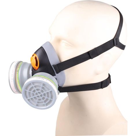 Halbmaske DELTA PLUS mit zwei Filtern 2 separat erhältliche Filterpads - M6400EGT