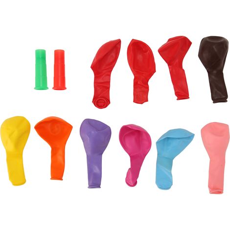 10 Ballons Épais avec 2 Exercices Respiratoires pour Entraînement Capacité Pulmonaire Enfants et Adultes (1/5)