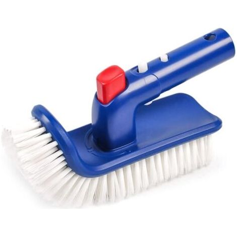 Applicable Brosse de piscine pour marches et coins, brosse rotative pour frotter une main, pour piscine, spa, salle de bain, bain à remous, cuisine (1/5)