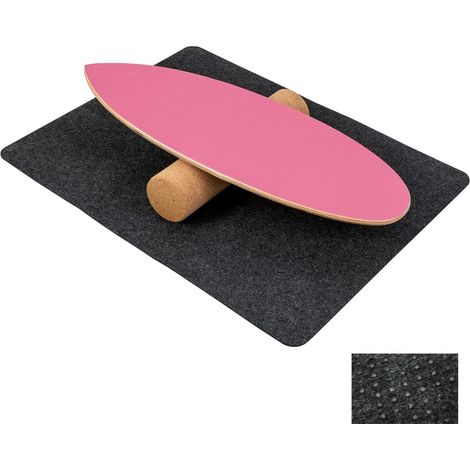 Balance Board Set mit Korkrolle und Filzmatte
