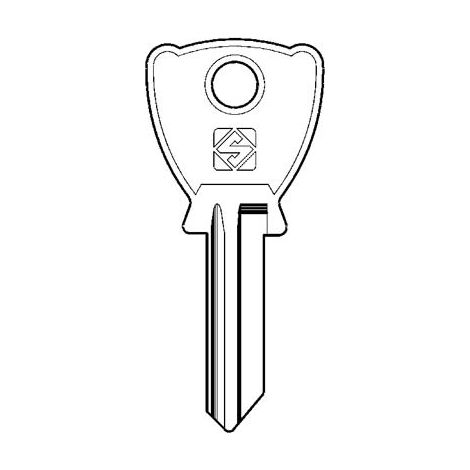 CHIAVE PIATTA BETA BE3 SILCA - OTTONE NICHELATO- 20 pezzi